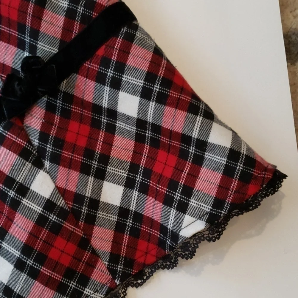 THE CHILDREN'S PLACE christmas holiday plaid dress 6/9 T53